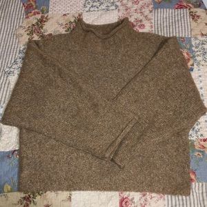 Cropped Turtleneck Sweater